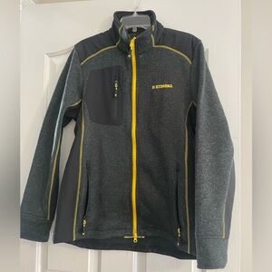 Men’s Hydrema Gray and Yellow Jacket Size Large